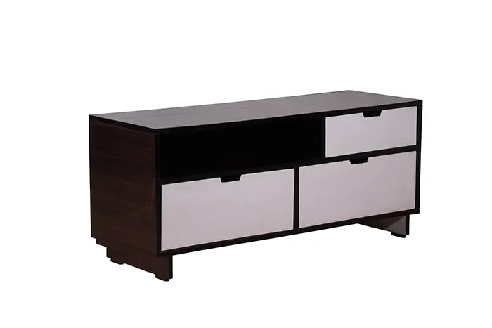 VIVDeal The Black & The White Drawers TV Unit